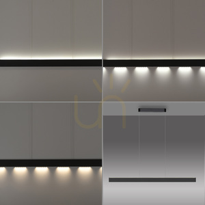 Q-STRETTO 2687-18 Schwarze 2xLED-Pendelleuchte small 1