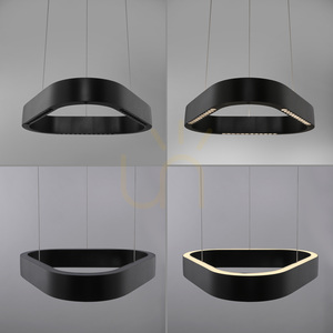 Q-STRETTO 2689-18 Schwarze 2xLED-Pendelleuchte small 1