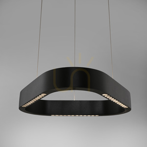 Q-STRETTO 2689-18 Schwarze 2xLED-Pendelleuchte small 14