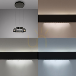 Q-STRETTO 2689-18 Schwarze 2xLED-Pendelleuchte small 2