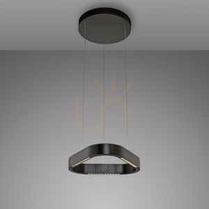 Q-STRETTO 2689-18 Schwarze 2xLED-Pendelleuchte small 9