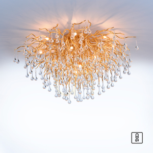 ICICLE 8092-11 Deckenleuchte, Messing, 14xG9 small 13