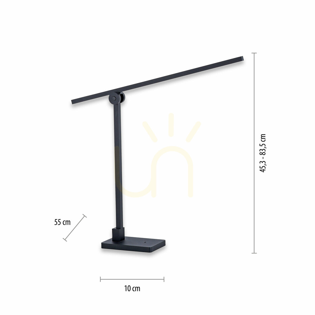 Vorschau PURE-GRAFO 4407-18 Tischlampe, schwarz, 1xLED PURE-GRAFO 4407-18 Tischlampe, schwarz, 1xLED