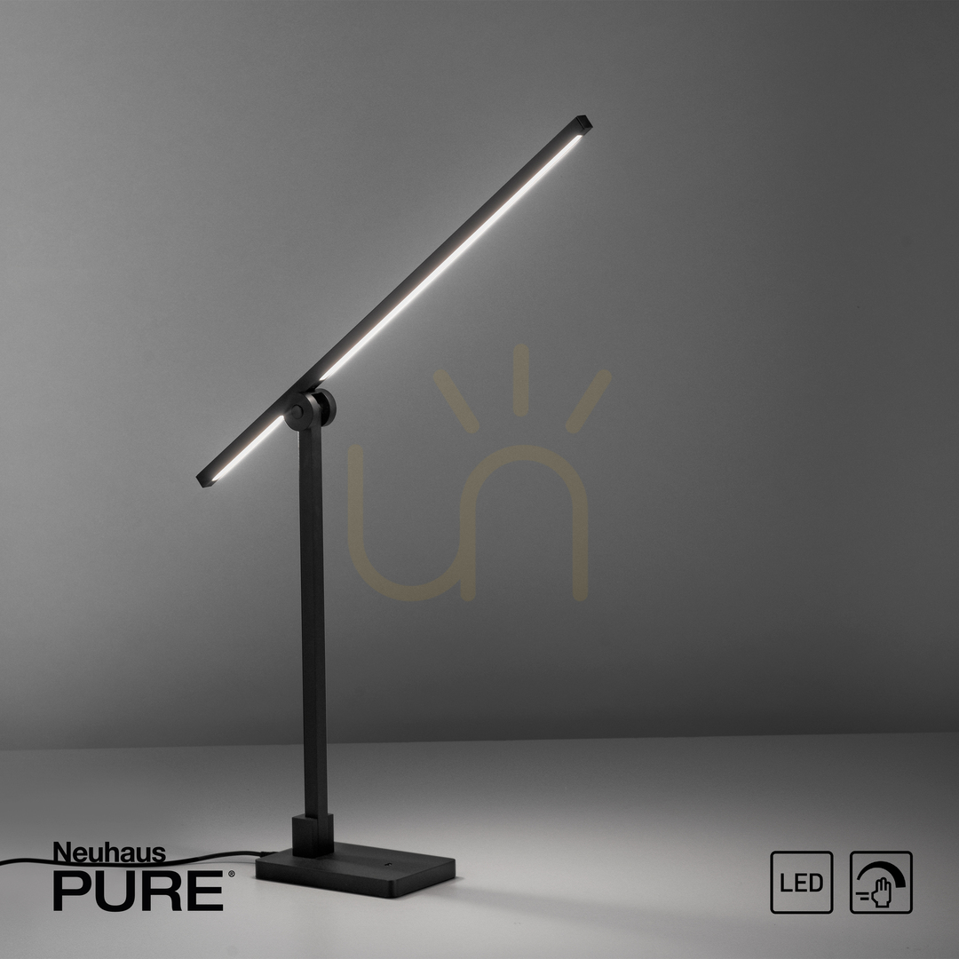 Zeige PURE-GRAFO 4407-18 Tischlampe, schwarz, 1xLED PURE-GRAFO 4407-18 Tischlampe, schwarz, 1xLED