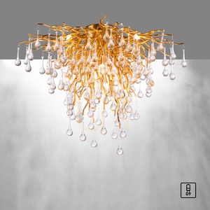 ICICLE 8091-11 Deckenleuchte, Messing, 9xG9 small 13