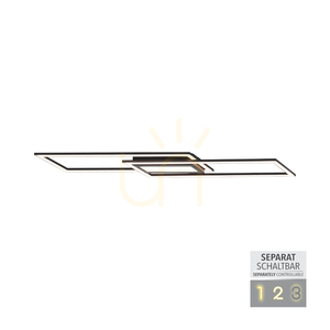 ASMIN 14694-18 Deckenleuchte, schwarz, 1xLED 1 ASMIN 14694-18 Deckenleuchte, schwarz, 1xLED small 1