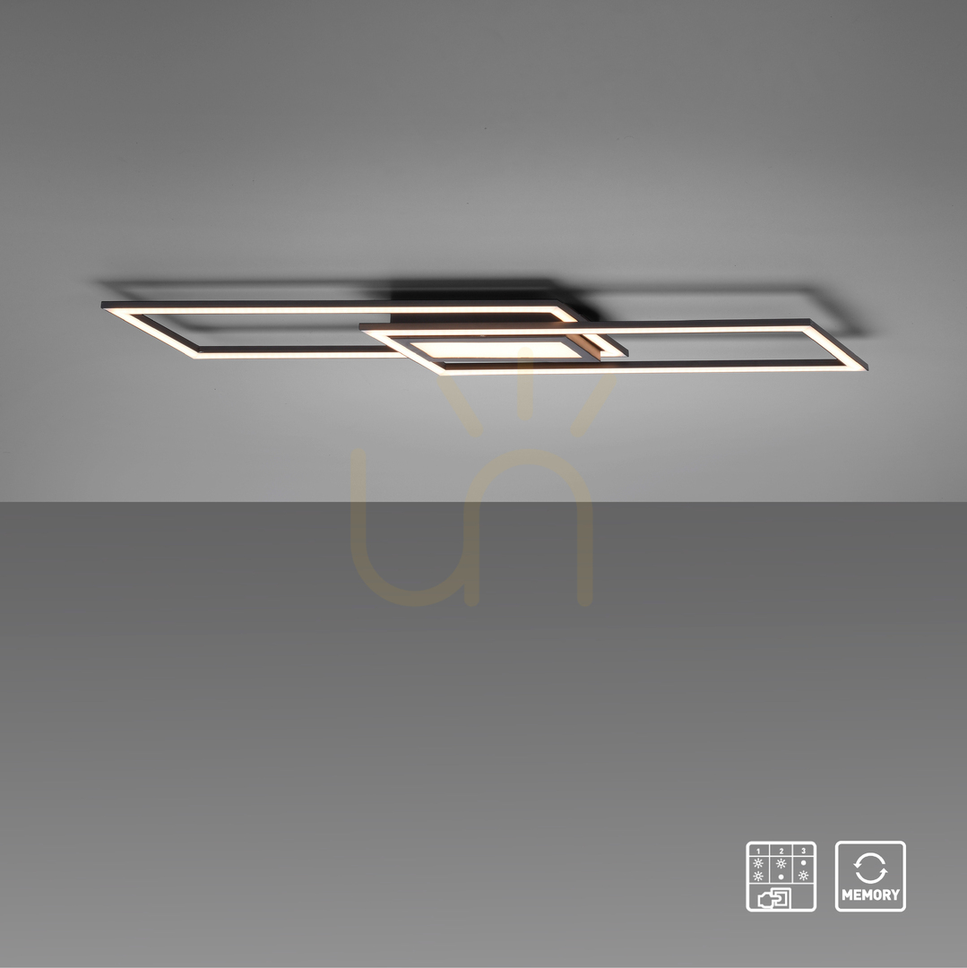 Prüfen ASMIN 14694-18 Deckenleuchte, schwarz, 1xLED ASMIN 14694-18 Deckenleuchte, schwarz, 1xLED