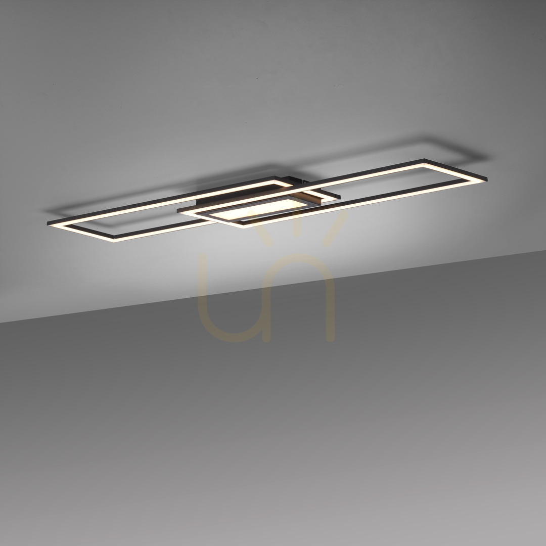 Zeige ASMIN 14694-18 Deckenleuchte, schwarz, 1xLED ASMIN 14694-18 Deckenleuchte, schwarz, 1xLED