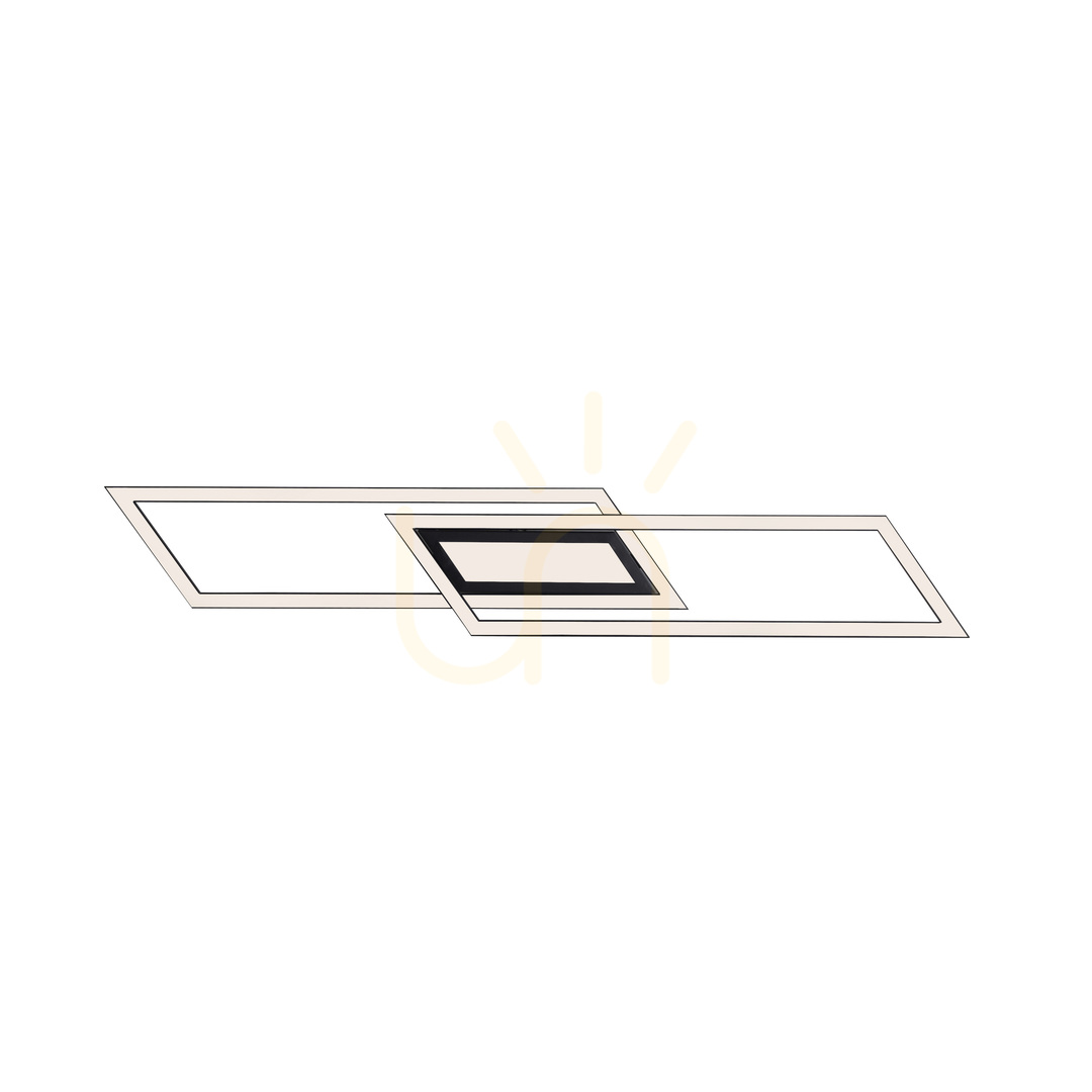 Prüfen ASMIN 14694-18 Deckenleuchte, schwarz, 1xLED ASMIN 14694-18 Deckenleuchte, schwarz, 1xLED