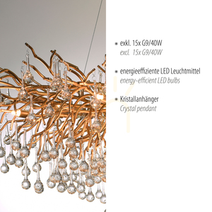 ICICLE 2031-11 Pendelleuchte aus Messing, 15xG9 3 ICICLE 2031-11 Pendelleuchte aus Messing, 15xG9 small 3