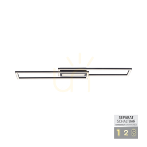ASMIN 14696-18 Deckenleuchte, schwarz, 1xLED 1 ASMIN 14696-18 Deckenleuchte, schwarz, 1xLED small 1