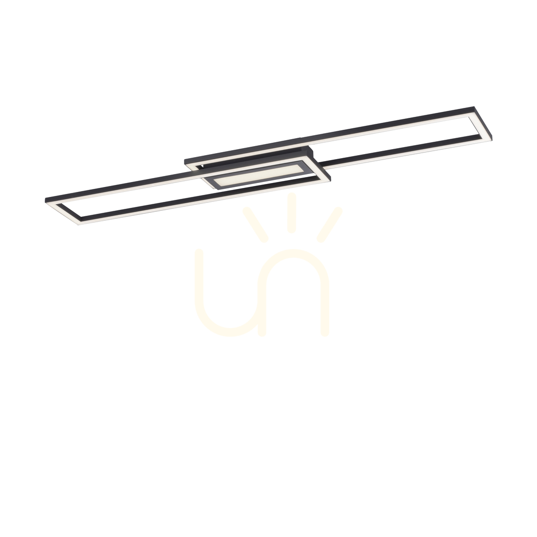 Aussicht ASMIN 14696-18 Deckenleuchte, schwarz, 1xLED ASMIN 14696-18 Deckenleuchte, schwarz, 1xLED