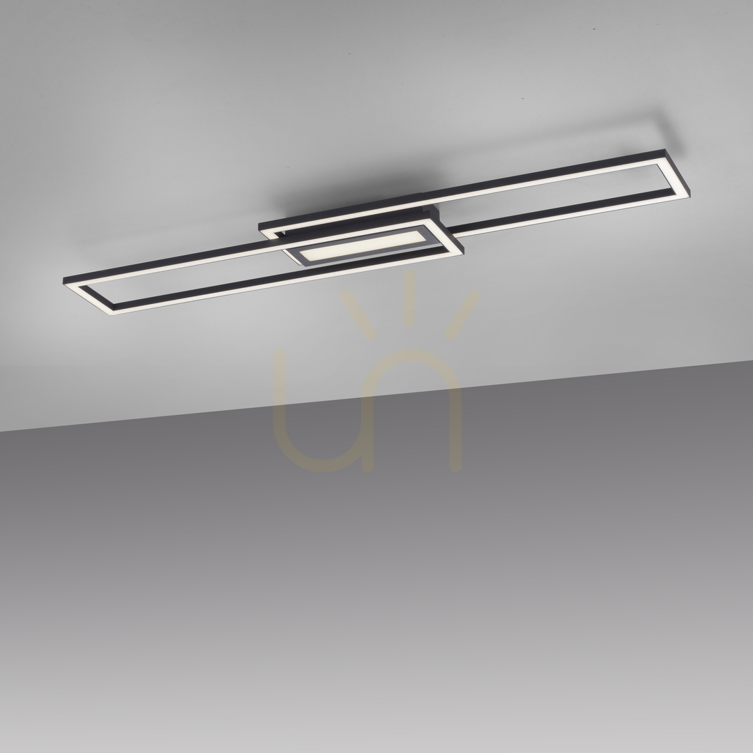 Zeige ASMIN 14696-18 Deckenleuchte, schwarz, 1xLED ASMIN 14696-18 Deckenleuchte, schwarz, 1xLED