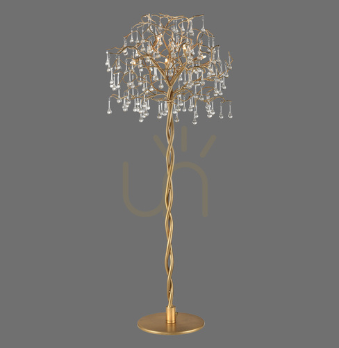 Prüfen ICICLE 232-11 Messing-Stehlampe, 5xG9