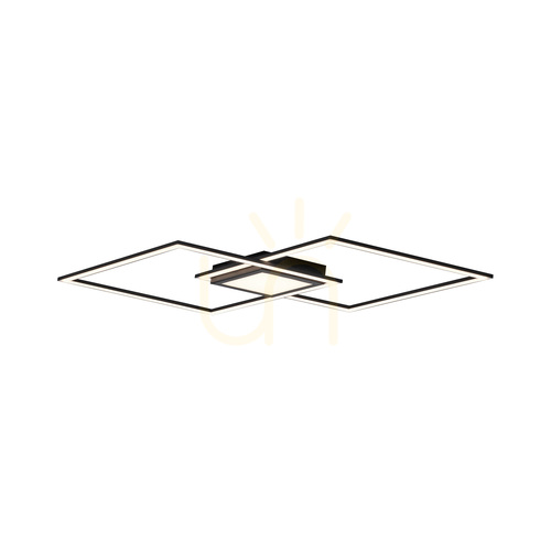 Prüfen ASMIN 14695-18 Deckenleuchte, schwarz, 1xLED