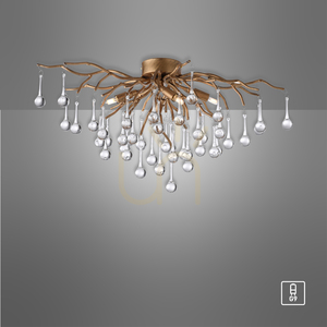 ICICLE 8090-11 Deckenleuchte, Messing, 4xG9 small 13