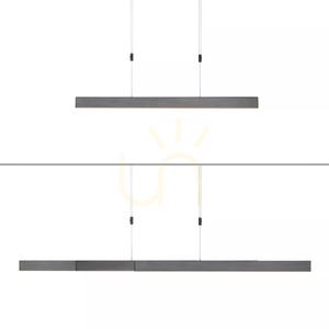 PURE-MOTO 2525-15 Graue 3xLED-Pendelleuchte small 15