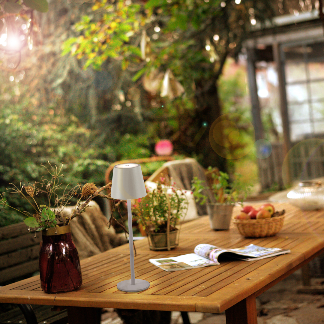 Prüfen EURIA 19250-40 Tischlampe, grau, 1xLED EURIA 19250-40 Tischlampe, grau, 1xLED