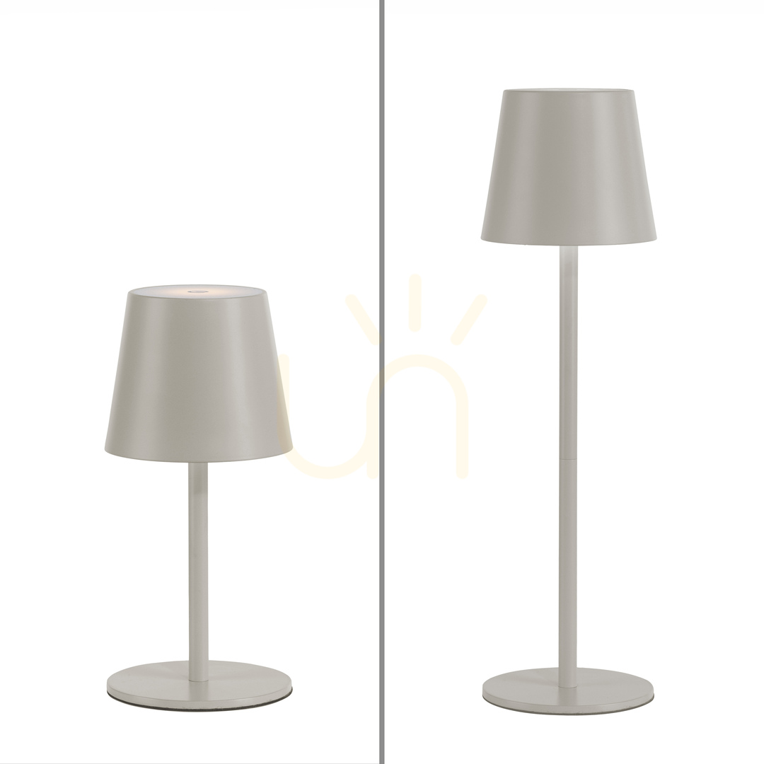 Zeige EURIA 19250-40 Tischlampe, grau, 1xLED EURIA 19250-40 Tischlampe, grau, 1xLED