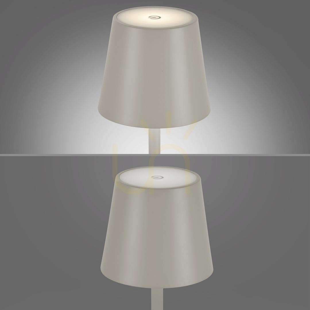 Prüfen EURIA 19250-40 Tischlampe, grau, 1xLED EURIA 19250-40 Tischlampe, grau, 1xLED