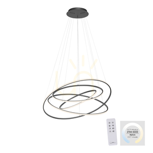 TESSARA 2124-13 Anthrazit 1xLED-Pendelleuchte small 1