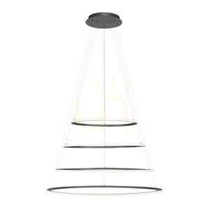 TESSARA 2124-13 Anthrazit 1xLED-Pendelleuchte small 14