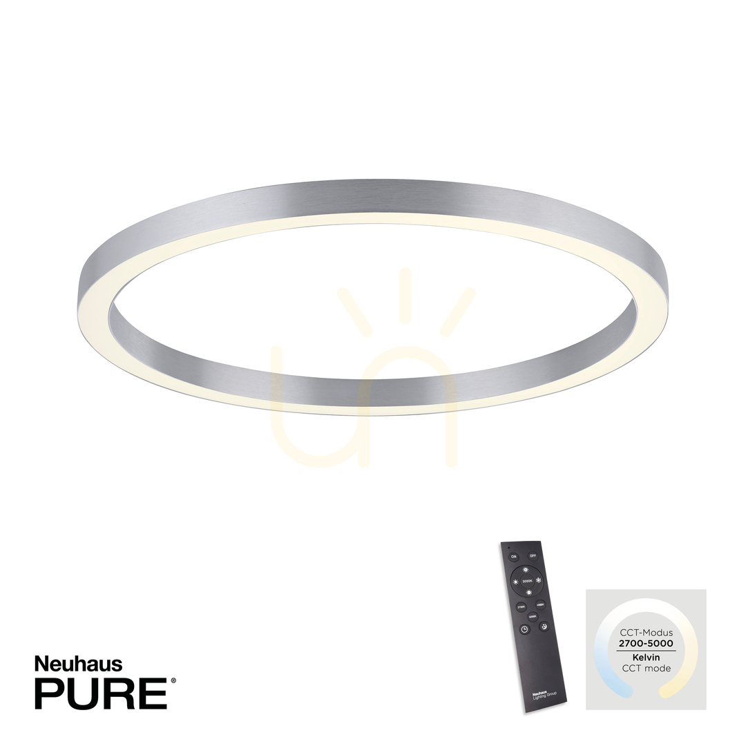 Aussicht PURE-LINES 6306-95 Deckenleuchte, Silber, 1xLED PURE-LINES 6306-95 Deckenleuchte, Silber, 1xLED