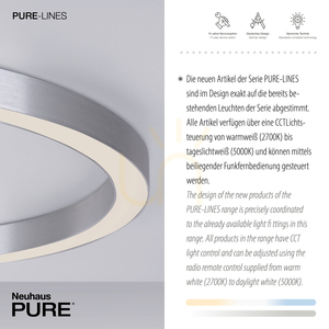 PURE-LINES 6306-95 Deckenleuchte, Silber, 1xLED 3 PURE-LINES 6306-95 Deckenleuchte, Silber, 1xLED small 3
