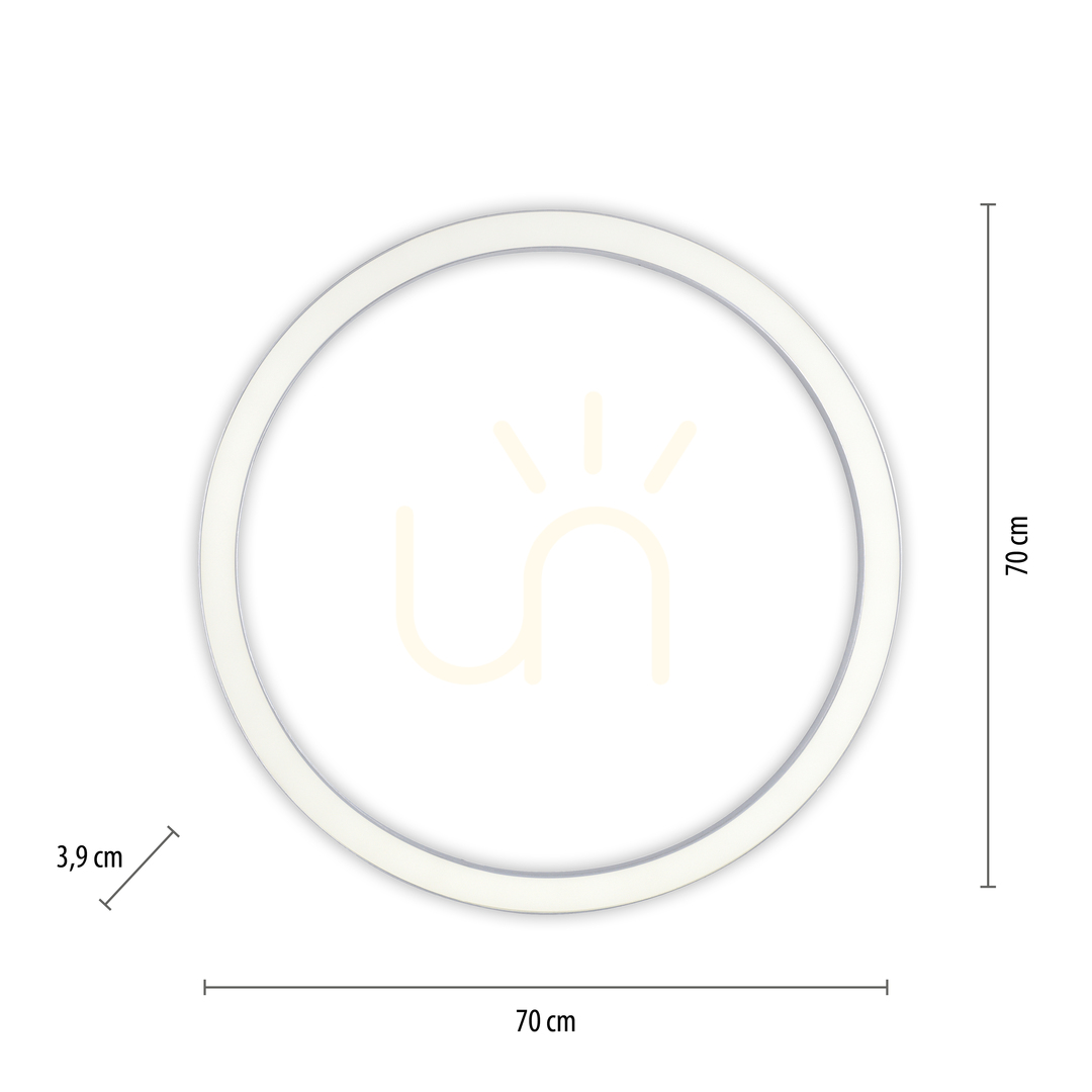 Anzeige PURE-LINES 6306-95 Deckenleuchte, Silber, 1xLED PURE-LINES 6306-95 Deckenleuchte, Silber, 1xLED