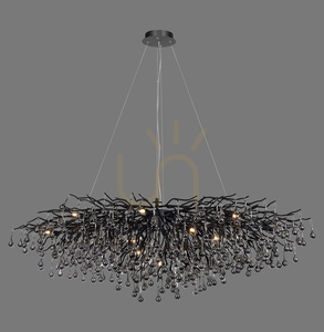 ICICLE 2031-18 Schwarze Pendelleuchte 15xG9 small 1