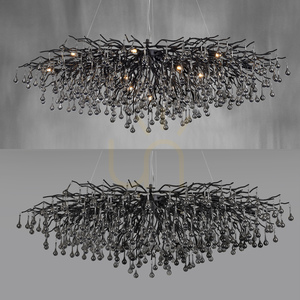 ICICLE 2031-18 Schwarze Pendelleuchte 15xG9 small 14