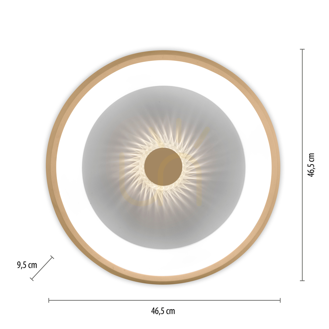 Anzeige VERTIGO 14384-60 Deckenleuchte aus Messing, 1xLED VERTIGO 14384-60 Deckenleuchte aus Messing, 1xLED