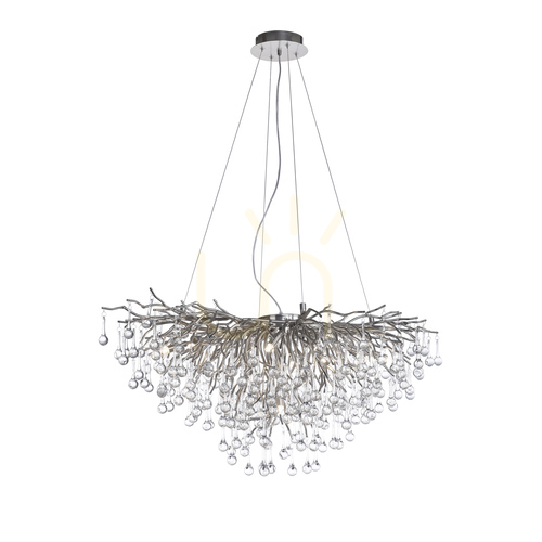 Prüfen ICICLE 2192-55 Silber 10xG9 Pendelleuchte