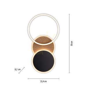 SEVENT 14116-78 Deckenleuchte, Holzoptik, 1xLED 8 SEVENT 14116-78 Deckenleuchte, Holzoptik, 1xLED small 8