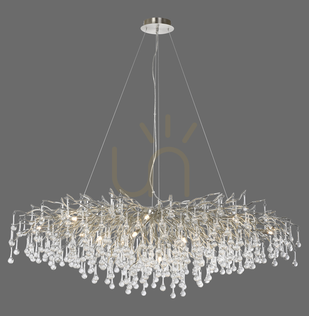 Aussicht ICICLE 2031-55 Pendelleuchte, Silber, 15xG9 ICICLE 2031-55 Pendelleuchte, Silber, 15xG9