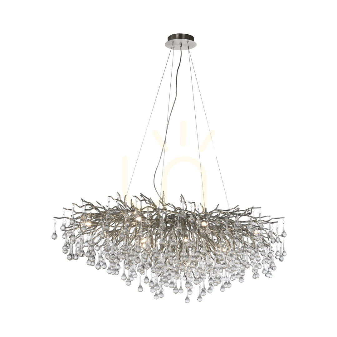 Aussicht ICICLE 2031-55 Pendelleuchte, Silber, 15xG9 ICICLE 2031-55 Pendelleuchte, Silber, 15xG9