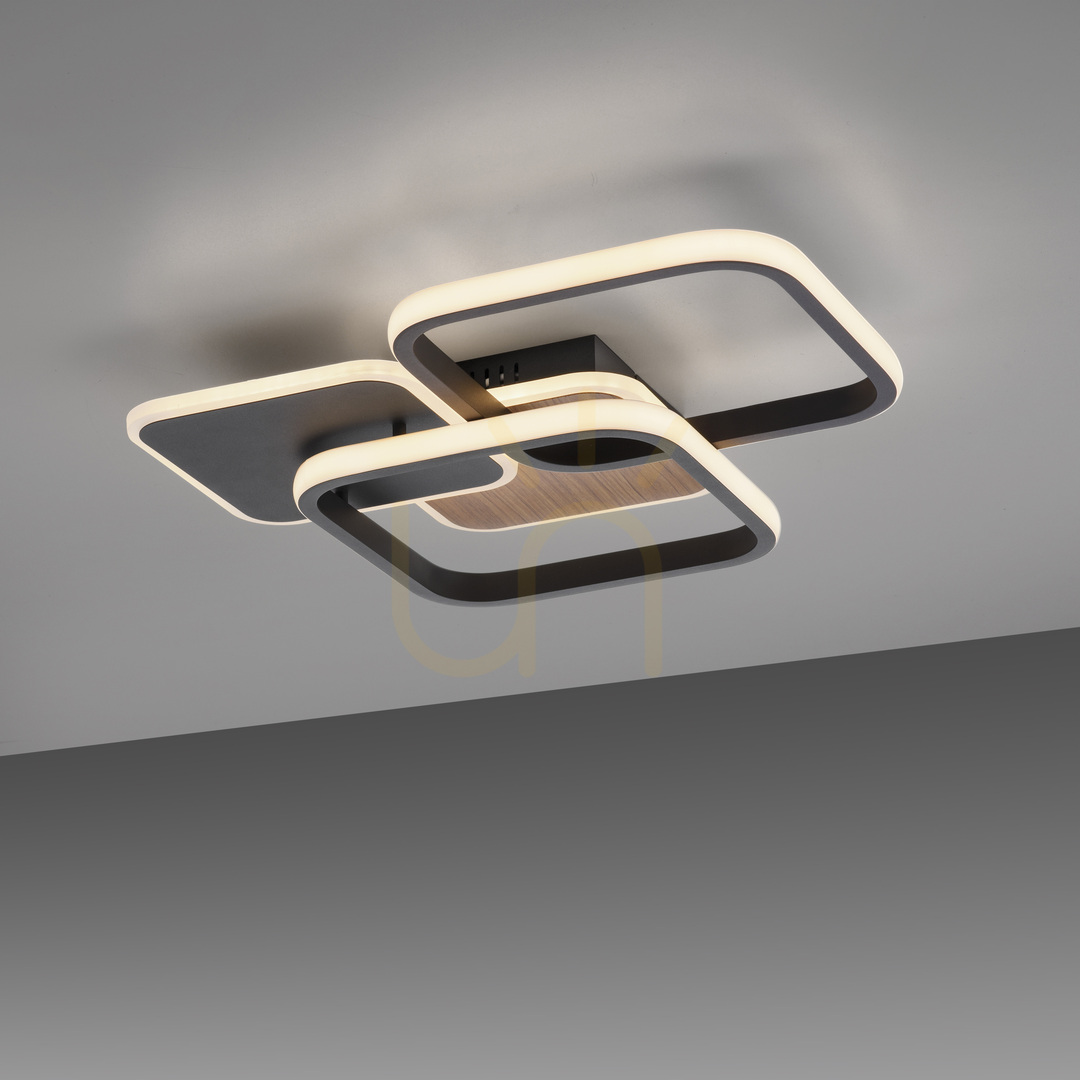 Aussicht SEVENT 14117-78 Deckenleuchte, Holzoptik, 1xLED SEVENT 14117-78 Deckenleuchte, Holzoptik, 1xLED
