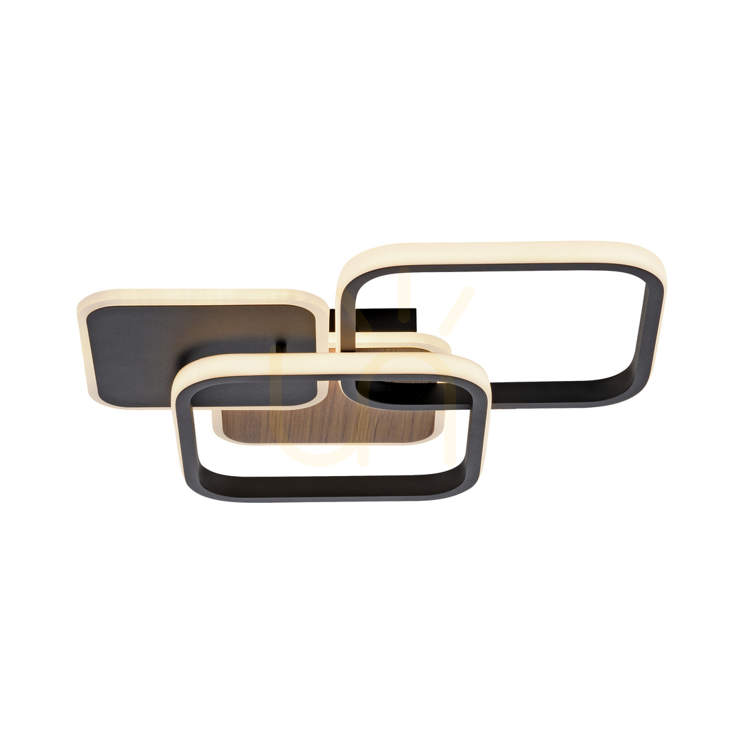 Prüfen SEVENT 14117-78 Deckenleuchte, Holzoptik, 1xLED SEVENT 14117-78 Deckenleuchte, Holzoptik, 1xLED