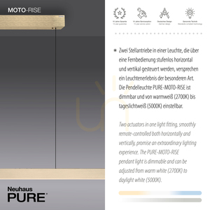 PURE-MOTO-RISE 2545-60 Gold 3xLED-Pendelleuchte small 4