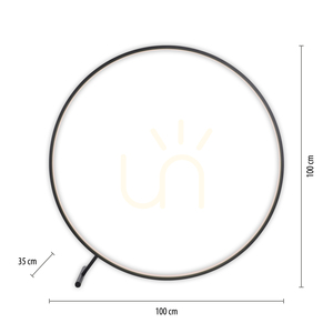 HULA 320-18 Stehlampe, schwarz, 1xLED small 8