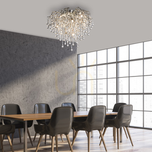 ICICLE 8091-55 Silberne Deckenleuchte, 9xG9 2 ICICLE 8091-55 Silberne Deckenleuchte, 9xG9 small 2