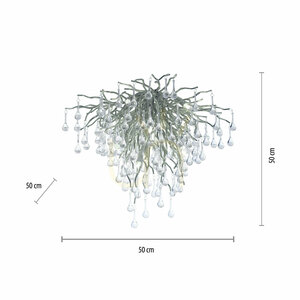 ICICLE 8091-55 Silberne Deckenleuchte, 9xG9 8 ICICLE 8091-55 Silberne Deckenleuchte, 9xG9 small 8