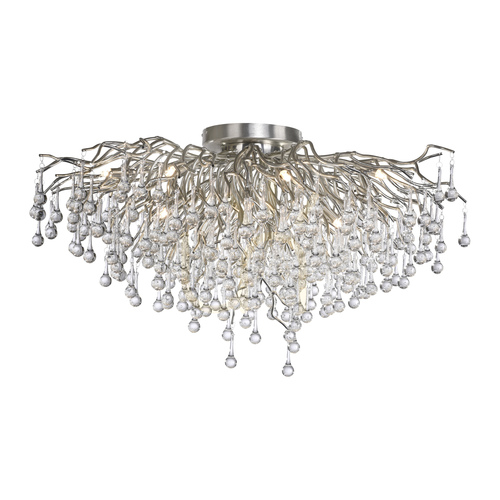 Prüfen ICICLE 8092-55 Silberne Deckenleuchte, 14xG9