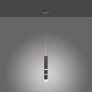 Schwarze LED-Pendelleuchte Paul Neuhaus PURE-VEGA 2211-18, 3000 K small 4