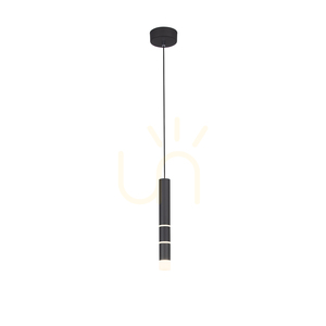 Schwarze LED-Pendelleuchte Paul Neuhaus PURE-VEGA 2211-18, 3000 K small 0