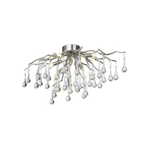 Deckenleuchte Paul Neuhaus Icicle 8090-55, stahlfarben, 4×G9 small 1