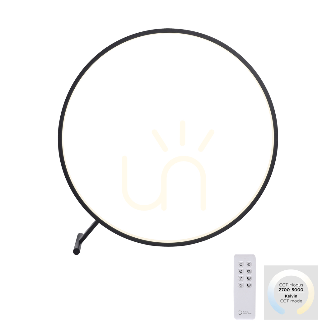 Aussicht HULA 319-18 Stehlampe, schwarz, 1xLED HULA 319-18 Stehlampe, schwarz, 1xLED