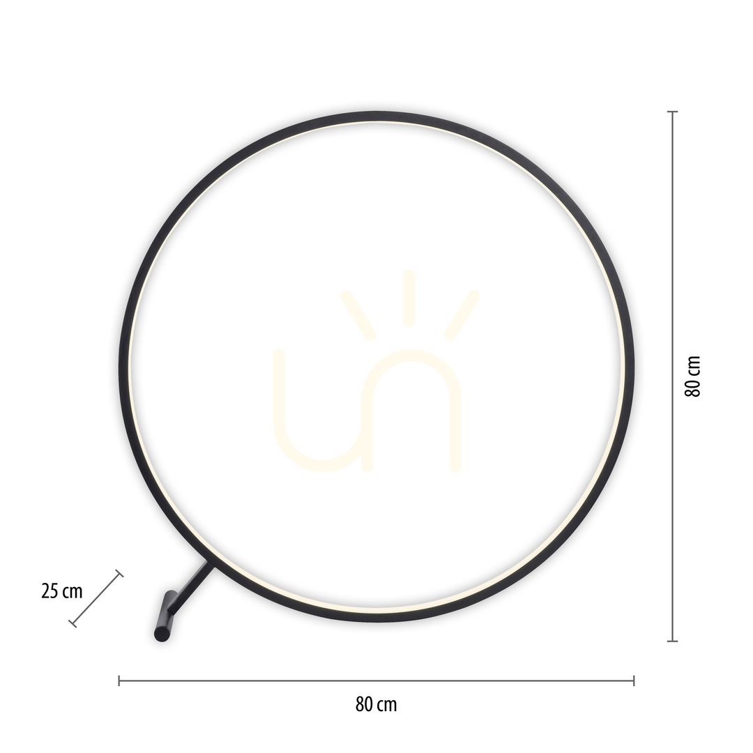 Anzeige HULA 319-18 Stehlampe, schwarz, 1xLED HULA 319-18 Stehlampe, schwarz, 1xLED