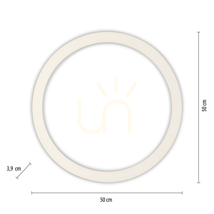 PURE-LINES 6309-95 Deckenleuchte, Silber, 1xLED small 8
