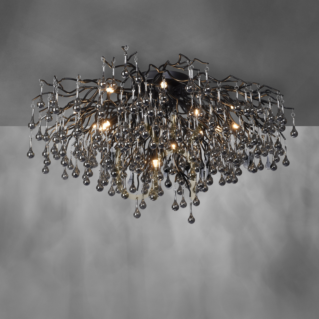 Prüfen ICICLE 8092-18 Deckenleuchte, schwarz, 14xG9 ICICLE 8092-18 Deckenleuchte, schwarz, 14xG9